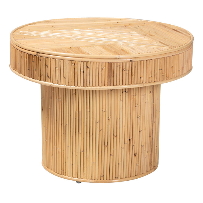 IRYNA BOHEMIAN NATURAL RATTAN END TABLE