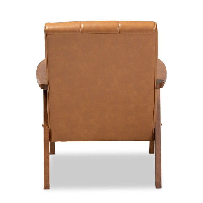 Nikko Faux Leather Lounge Chair - Cool Stuff & Accessories