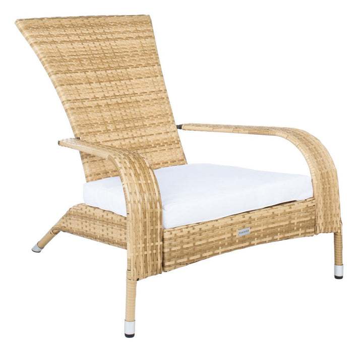 Edna 3pc Lounge Set/Natural /White Cushion
