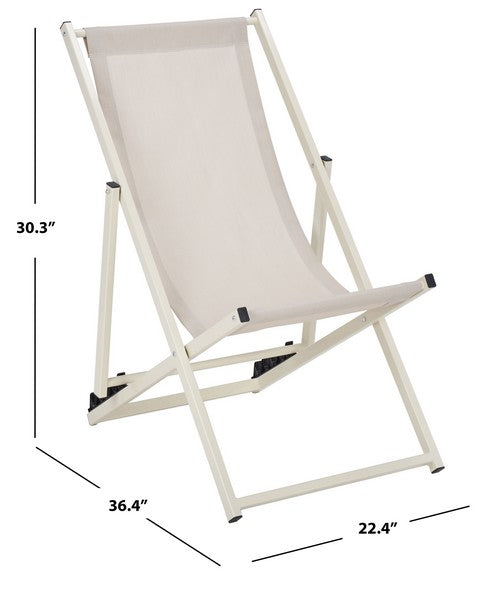 Breslin Set Of 2 Sling Chairs/Beige