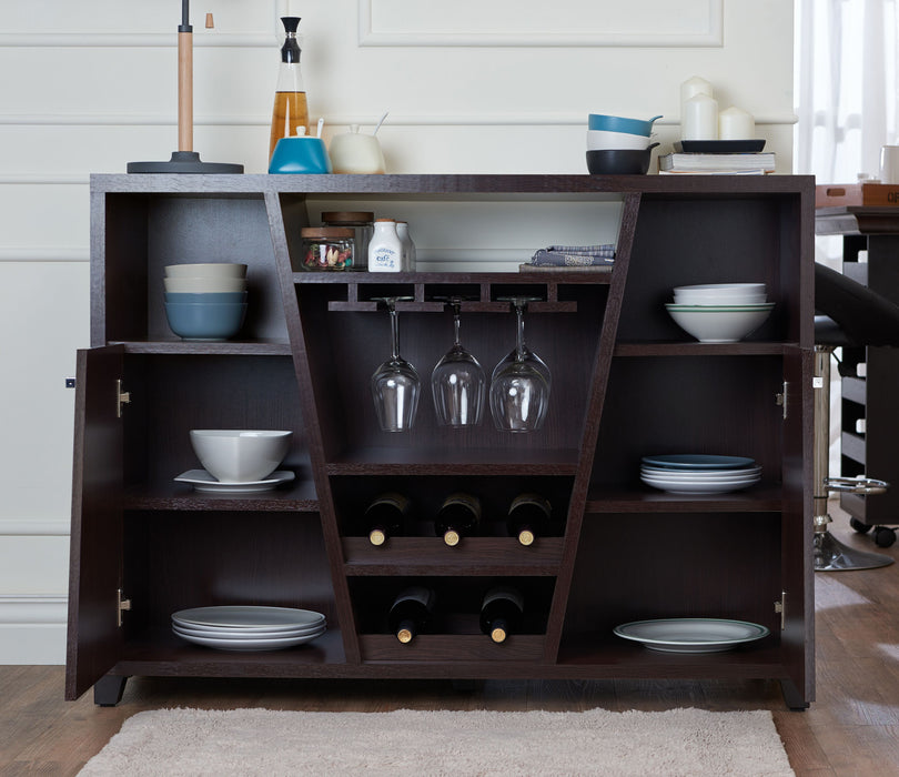 Furniture of America Jessup Wine Buffet Cabinet - Cool Stuff & Accessories