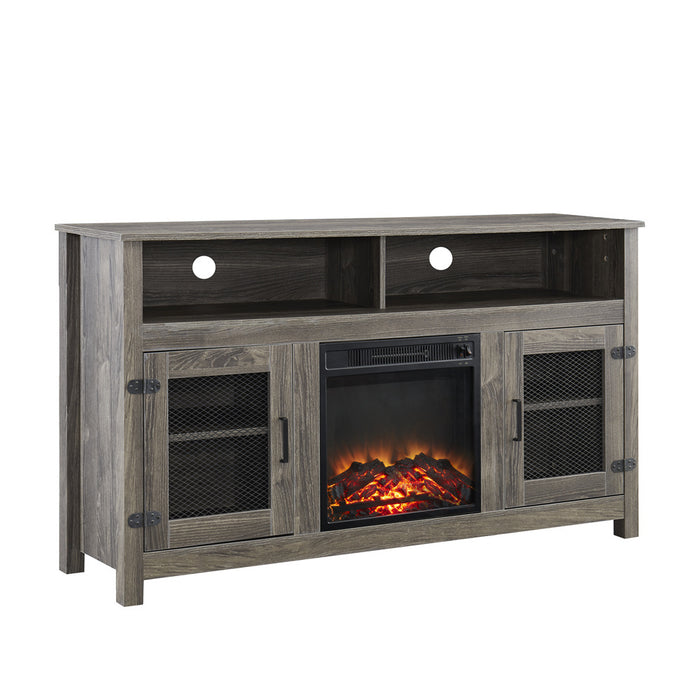 TV Stand With Electric Fireplace, Fit up to 65"  Flat Screen TV