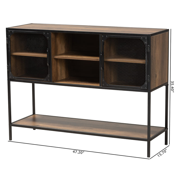 CARDEA  INDUSTRIAL WALNUT BROWN 2-DOOR SIDEBOARD