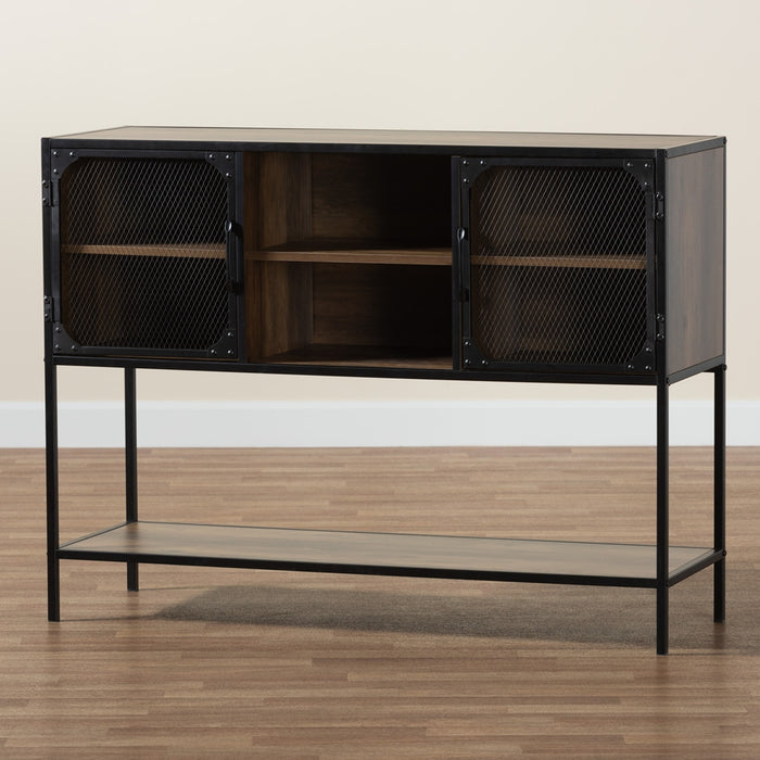 CARDEA  INDUSTRIAL WALNUT BROWN 2-DOOR SIDEBOARD