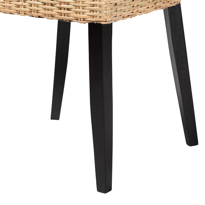 DERMOT BOHEMIAN 2-PIECE DINING CHAIR SET