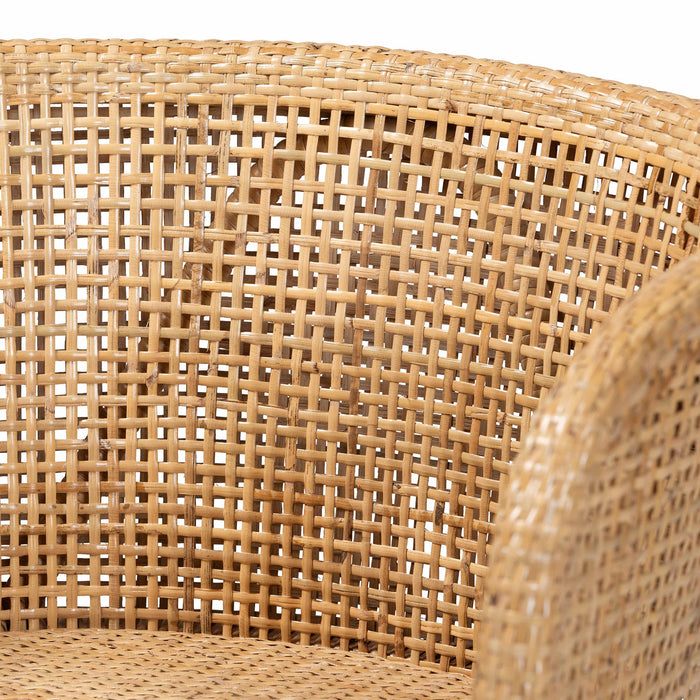 Papua Natural Rattan & Acacia Wood Dining Chair