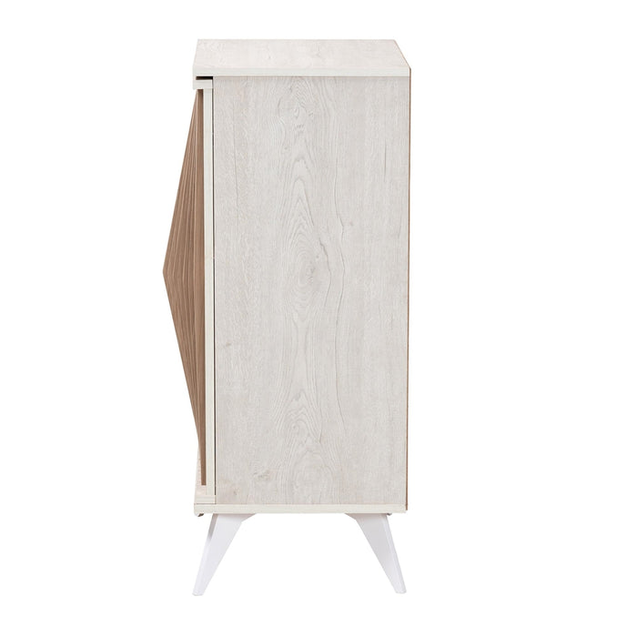 SIMONA MODERN 2 DOOR STORAGE CABINET/LIGHT GREY