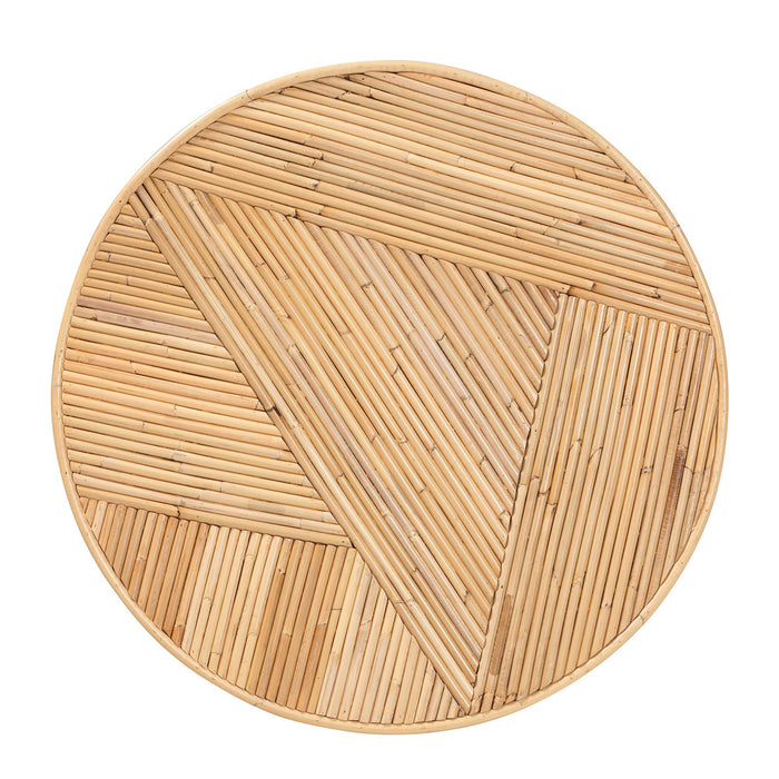 IRYNA BOHEMIAN NATURAL RATTAN END TABLE