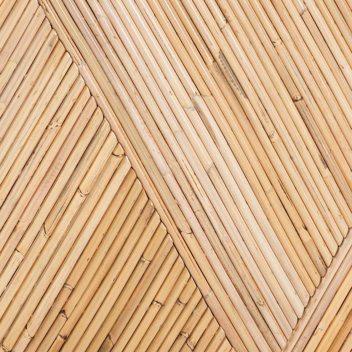 IRYNA MODERN NATURAL RATTAN CONSOLE TABLE