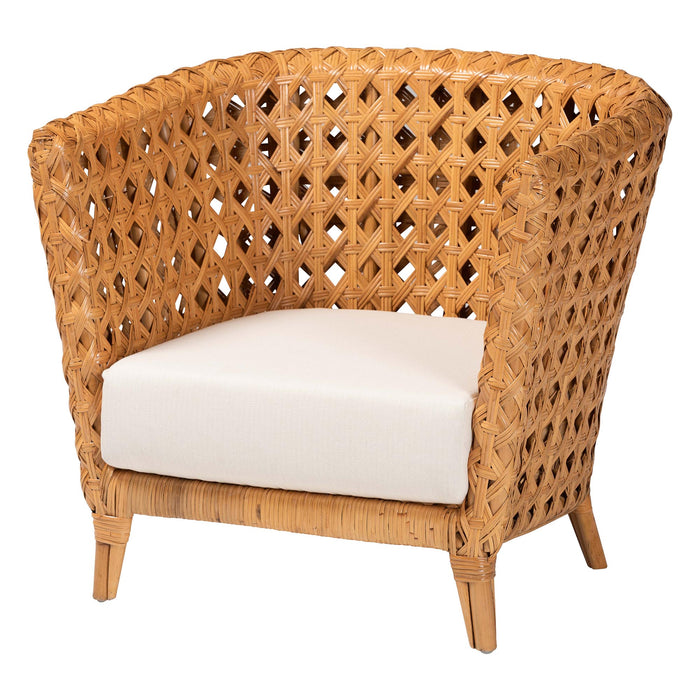 Daiwa Bohemian Light Honey Ratan Accent Chair