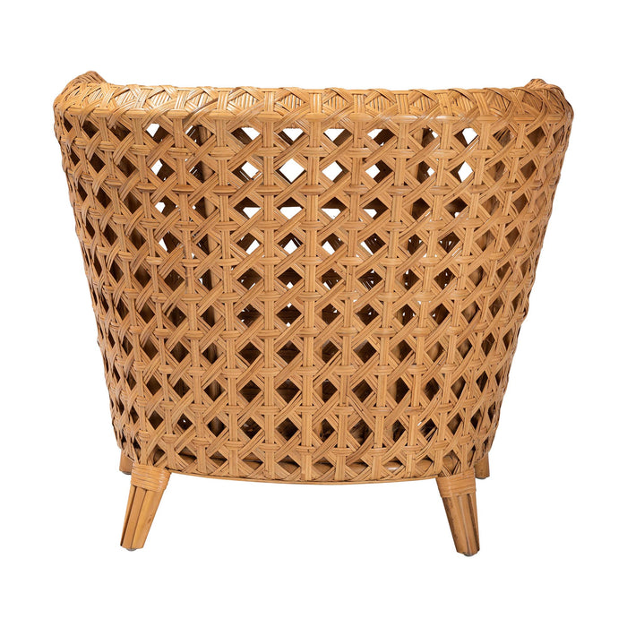Daiwa Bohemian Light Honey Ratan Accent Chair