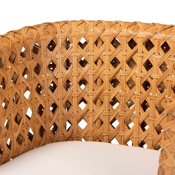 Daiwa Bohemian Light Honey Ratan Accent Chair