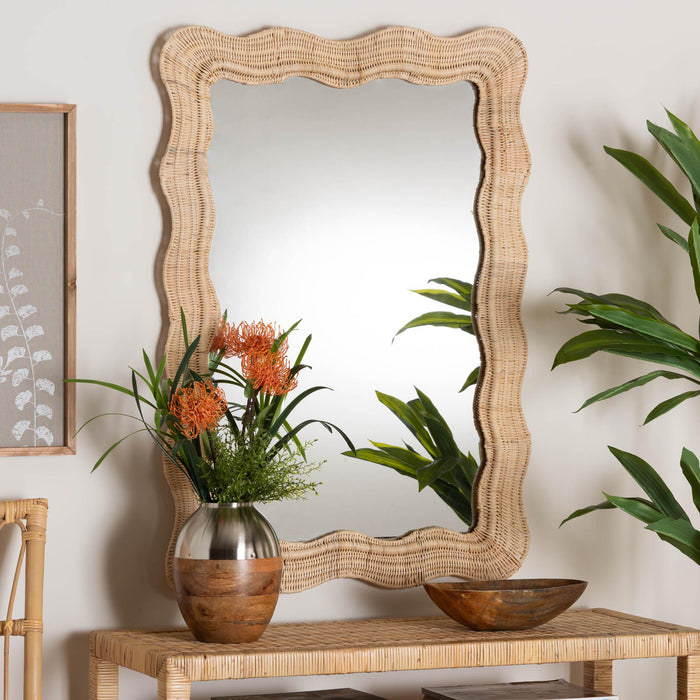 Hasana Natural Rattan Wall Mirror