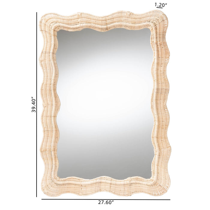 Hasana Natural Rattan Wall Mirror