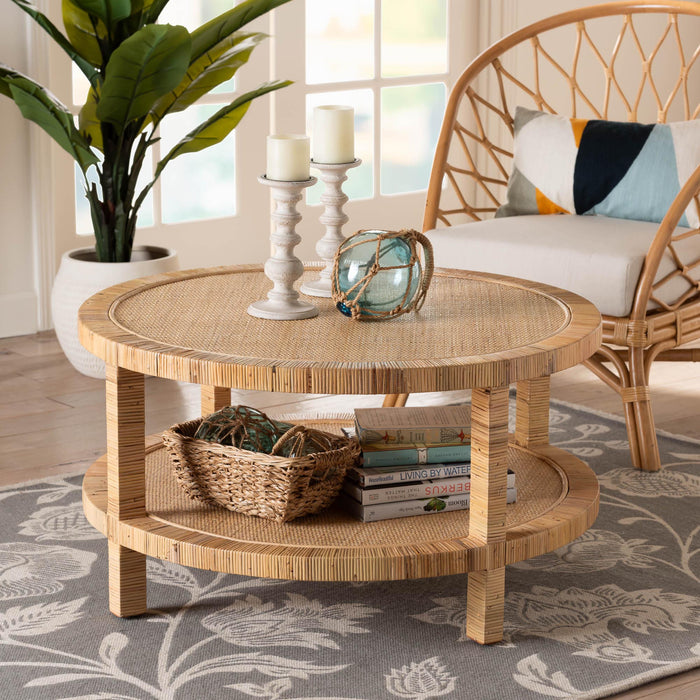 Kalimantan Boho Round Coffee Table
