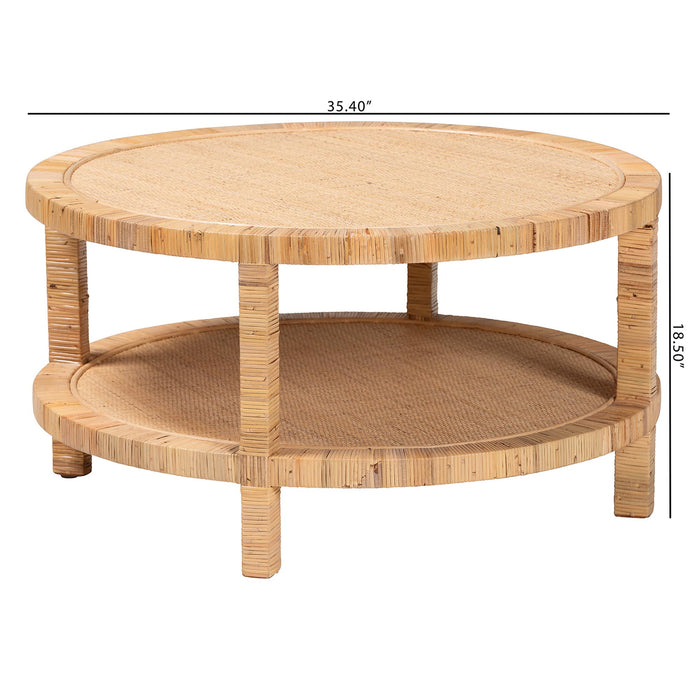 Kalimantan Boho Round Coffee Table