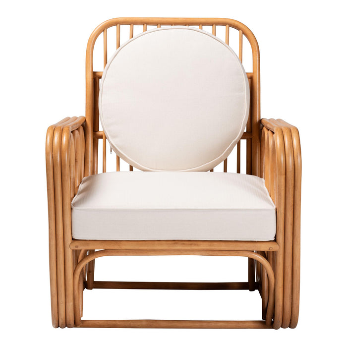 Tiramisu Bohemian Light Honey Rattan Arm Chair