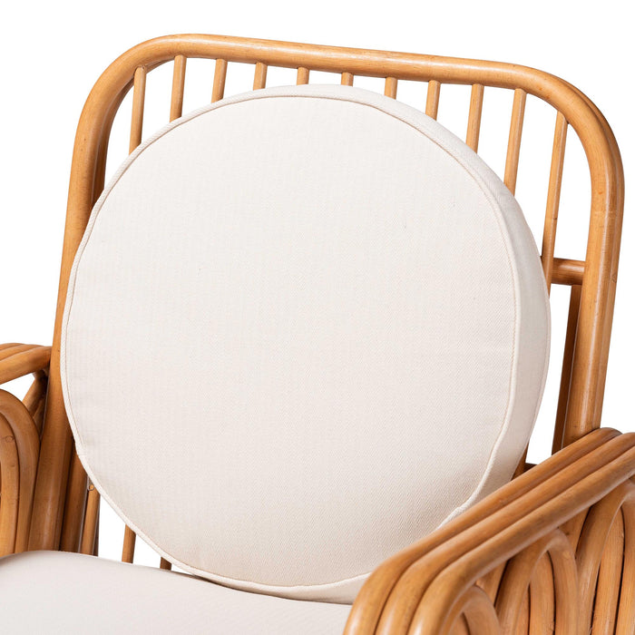 Tiramisu Bohemian Light Honey Rattan Arm Chair