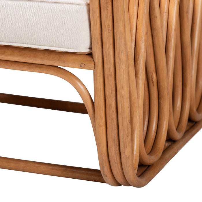 Tiramisu Bohemian Light Honey Rattan Arm Chair