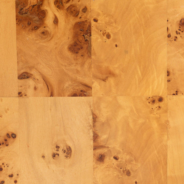 Revelle Mappa Real Burl Wood End Table