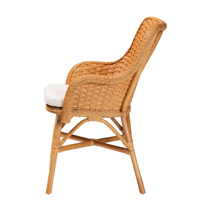 Celsie Bohemian Light Honey Rattan Dining Chair