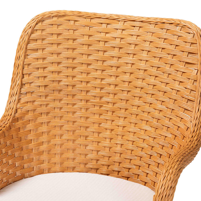Celsie Bohemian Light Honey Rattan Dining Chair