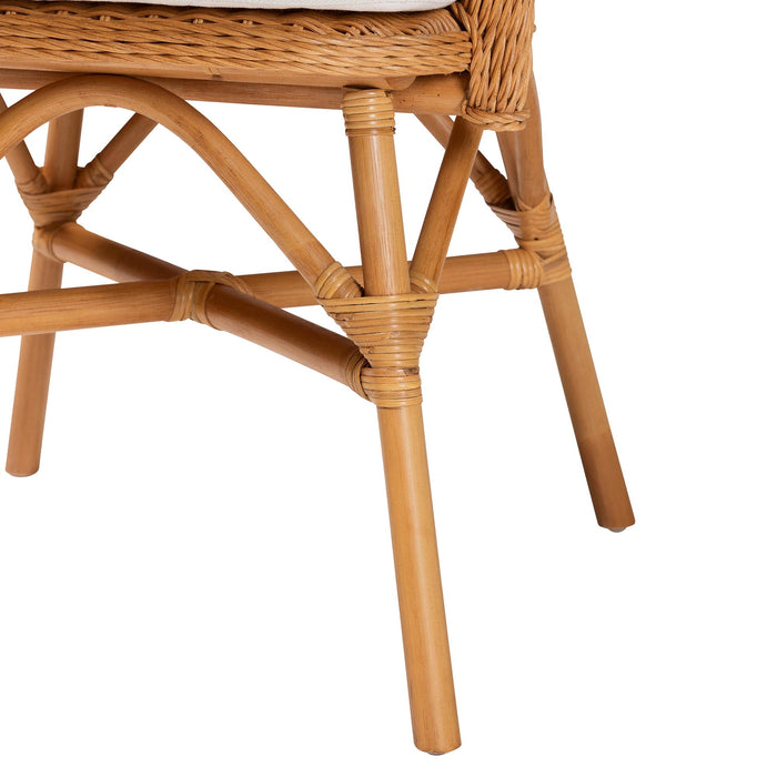 Celsie Bohemian Light Honey Rattan Dining Chair