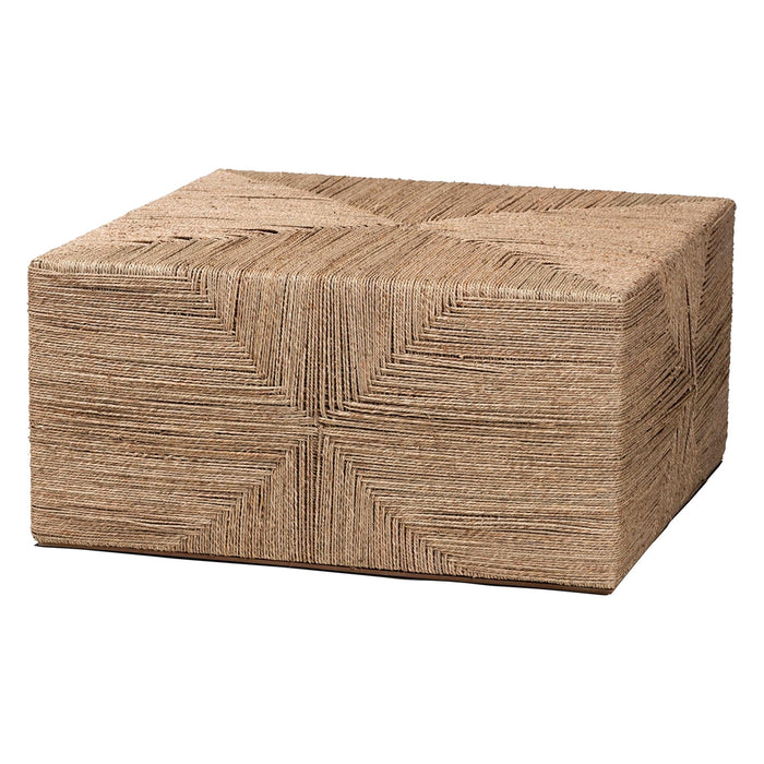 Nakita Japandi Natural Seagrass Coffee Table