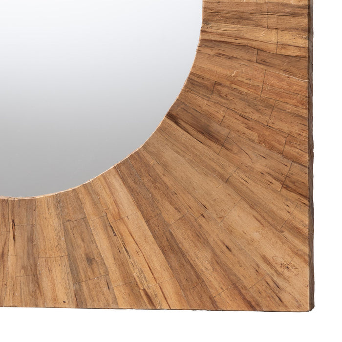 Mosa Bohemian Pealed Grasscloth Accent Mirror