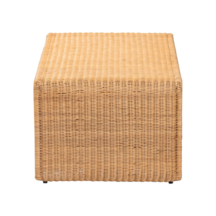 Nevada Bohemian Light Honey Rattan Coffee Table