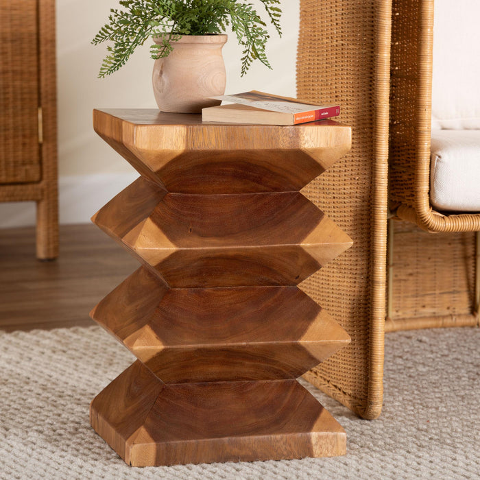 Malati Solid Suar Wood Side Table