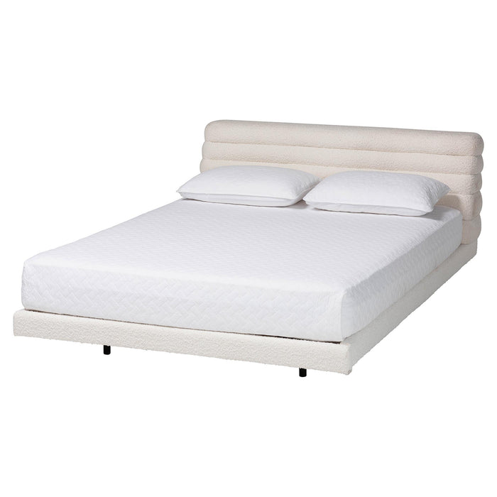 Alfie Boucle Floating Bed/Queen