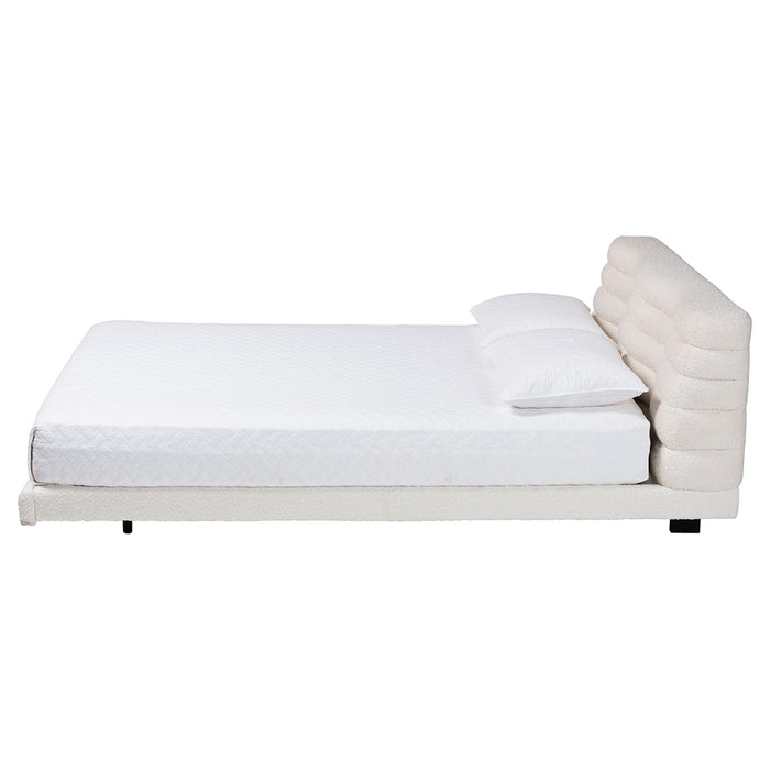 Alfie Boucle Floating Bed/Queen