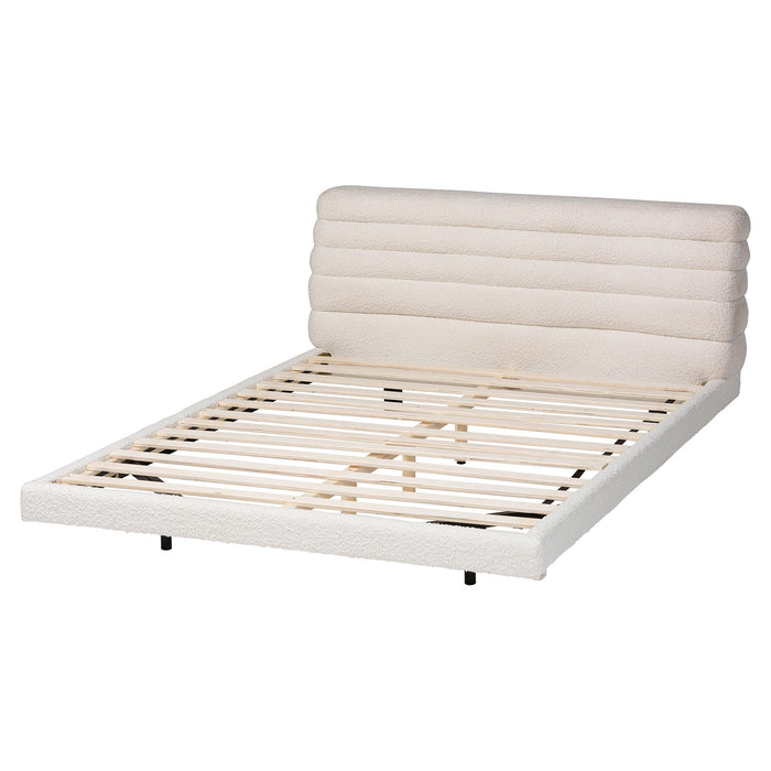 Alfie Boucle Floating Bed/Queen