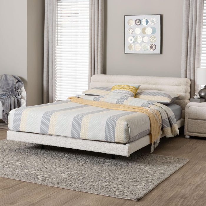 Alfie Boucle Floating Bed/Queen