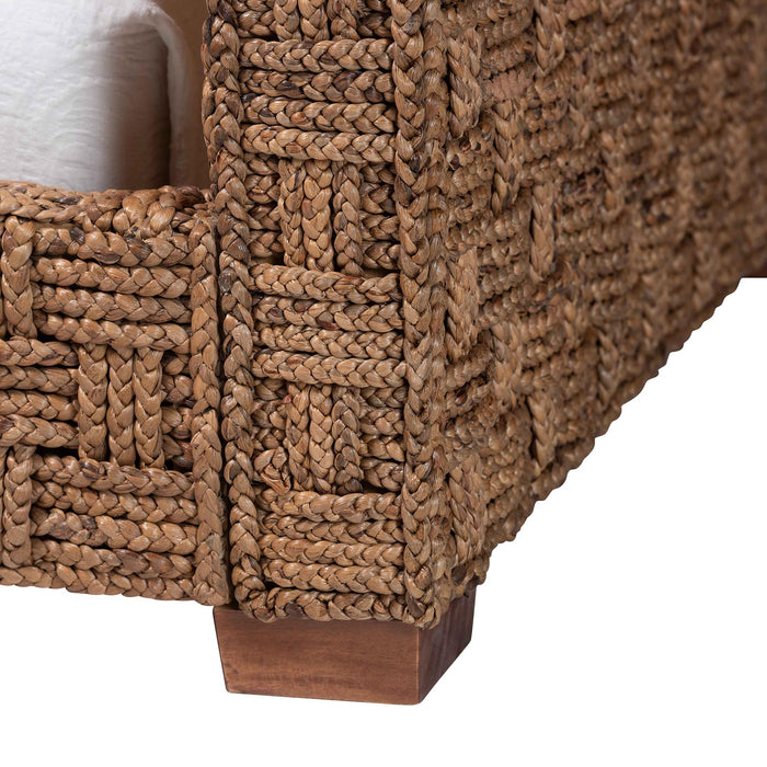 Rhinos Twin Handwoven Seagrass Daybed, Coastal Boho