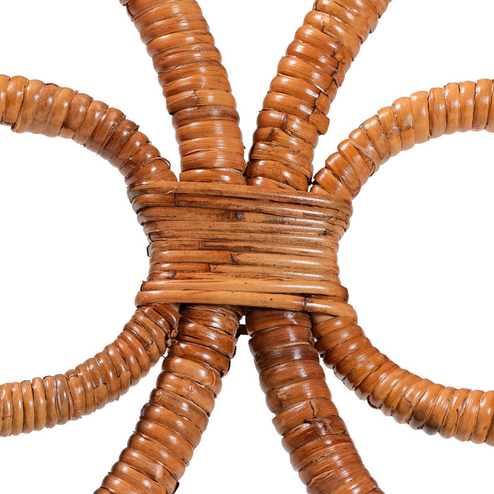 Alondra Natural Rattan Dining Chair with Removable Cushion