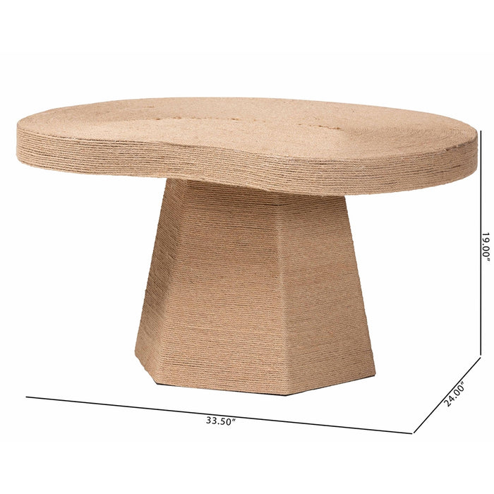 Lenka Natural Jute Coffee Table