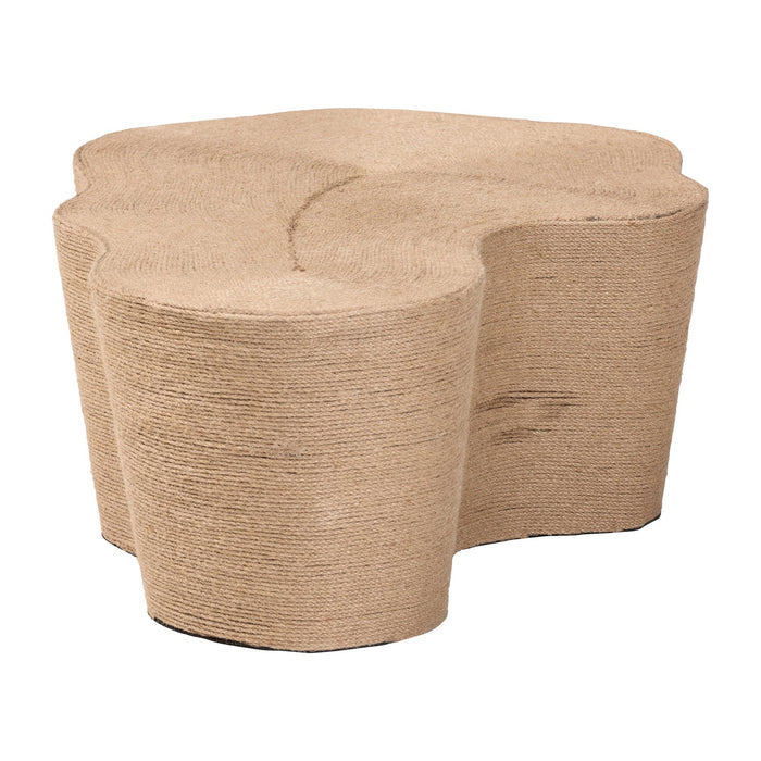 Edna Bohemian Natural Jute Coffee Table