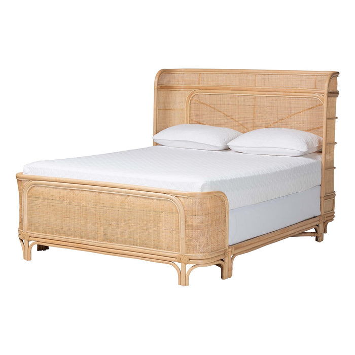 Fiore Natural Rattan Bed Frame –Queen