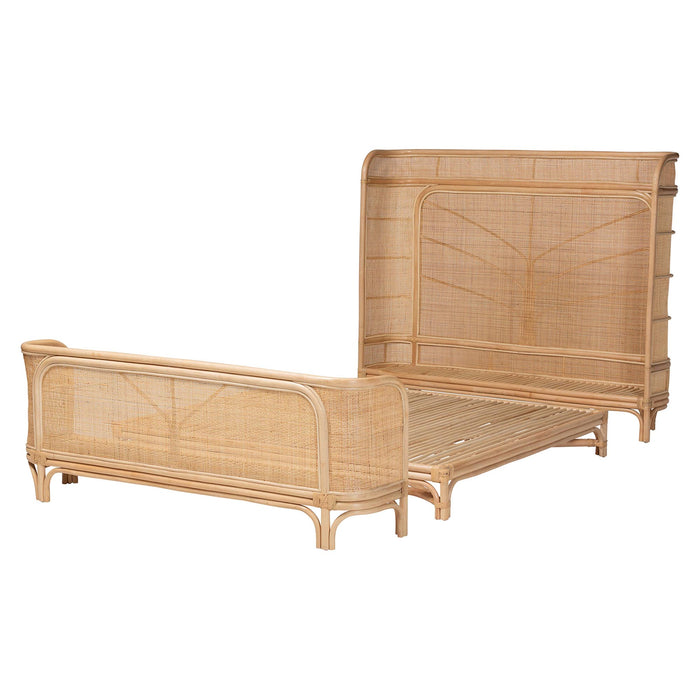 Fiore Natural Rattan Bed Frame –Queen