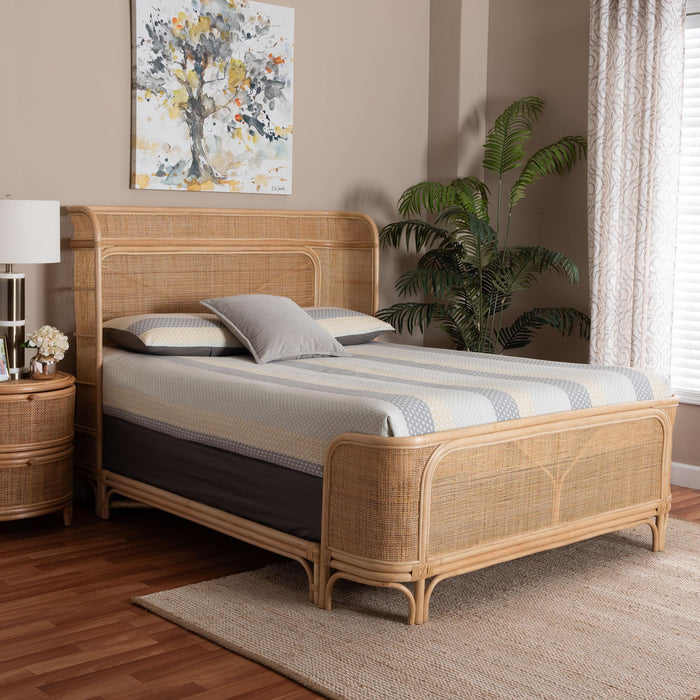 Fiore Natural Rattan Bed Frame –Queen