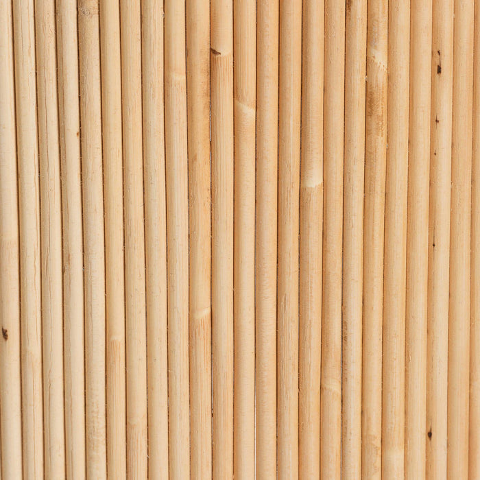 Hollis Natural Rattan Barrel Chair with Cushion – Natural