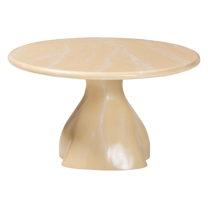 Aponi Round Marbled Resin Coffee Table