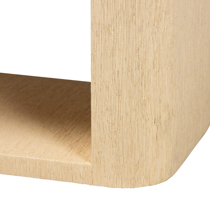 Beauford Grasscloth 1-Drawer Nightstand