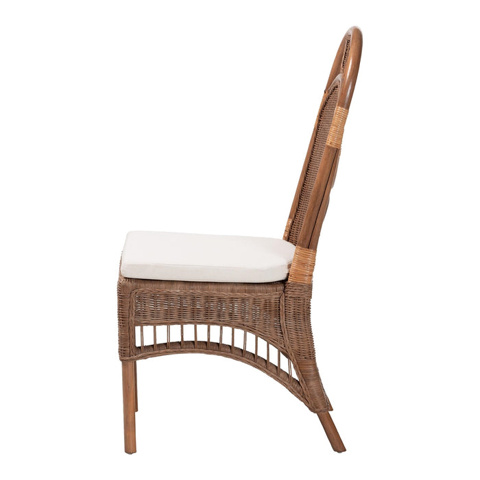 Raya Natural Rattan Dining Chair – High Arched Back