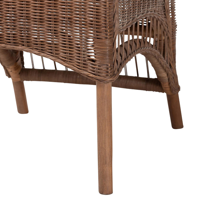 Raya Natural Rattan Dining Chair – High Arched Back
