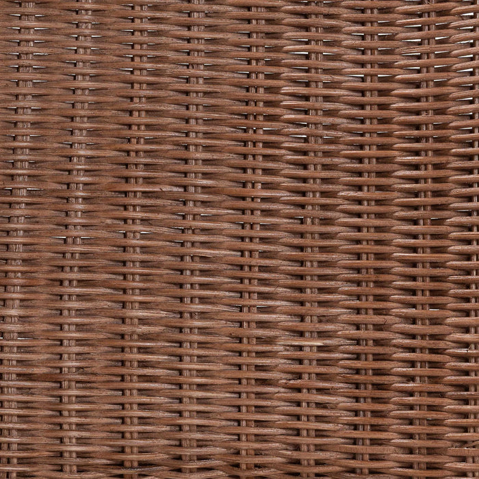 Rivan Natural Rattan Dining Chair – Woven Backrest