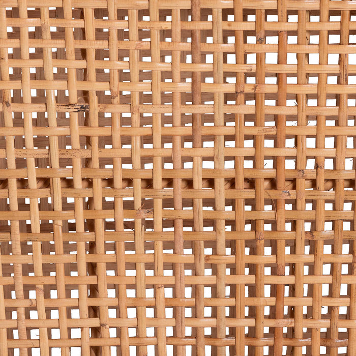 Lesia Bohemian Natural Rattan Counter Stool with Cushion