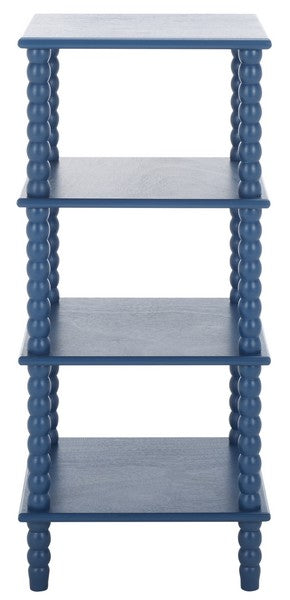 Dilyn 4 Tier Shelving Unit/ Blue